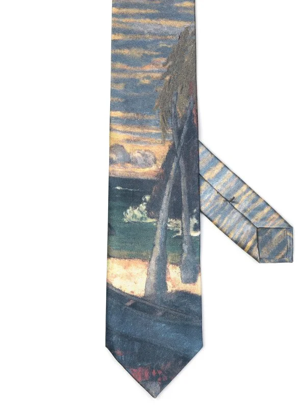 Villa Bolgheri Giorgio Guerrini Maraldi Sanat Desenli İtalyan Kravat - 1